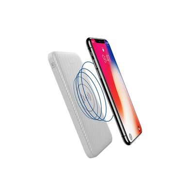 ली पॉलिमर बैटरी 5W 8000mAh वायरलेस पोर्टेबल पावर बैंक