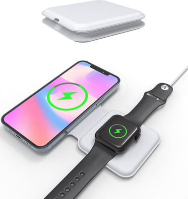 IPhone 12 के लिए 15W 2 इन 1 वायरलेस मैगसैफ़ डुओ चार्जर