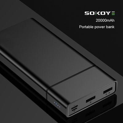 उच्च क्षमता 20000mAh 380g दोहरी USB बैटरी पैक