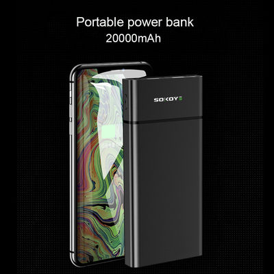 उच्च क्षमता 20000mAh 380g दोहरी USB बैटरी पैक