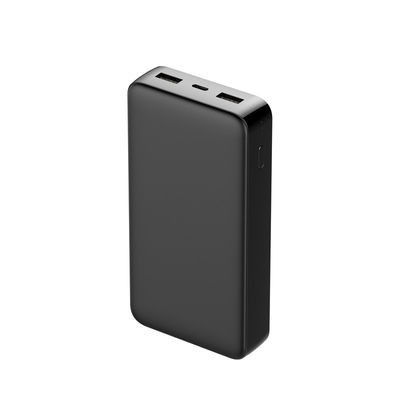 उच्च क्षमता दोहरी USB 367g पोर्टेबल पावर बैंक