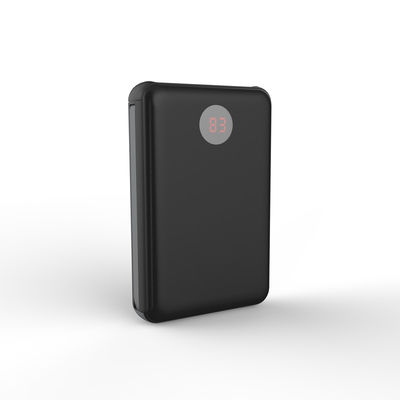 मिनी 10000mAh 22.3 मिमी इनबिल्ट केबल पावर बैंक