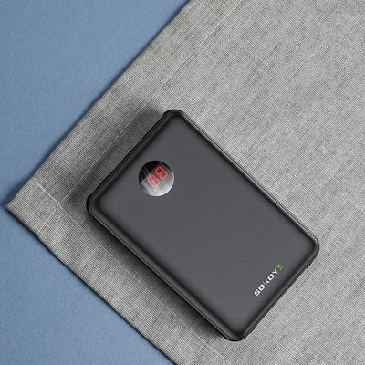 एलसीडी डिस्प्ले के साथ 10000mAh 8 पिन माइक्रो यूएसबी इनबिल्ट केबल पावर बैंक