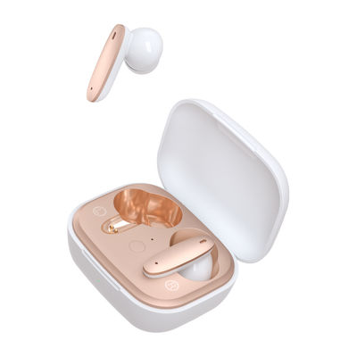 HIFI शोर वायरलेस ब्लूटूथ Earbuds IPX4 पनरोक दोहरी चिप्स रद्द